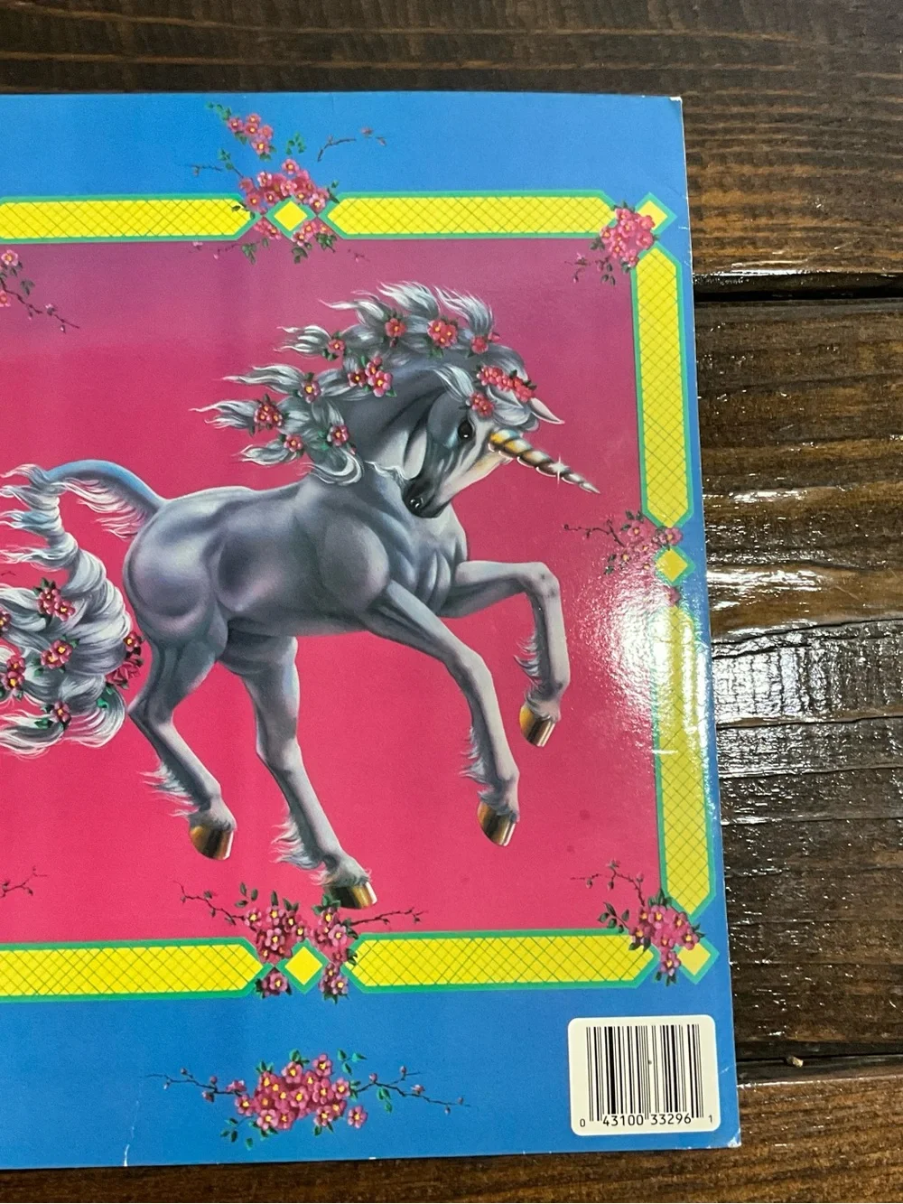 Vintage 1991 Mead Portfolio Fantasy Folder Unicorn Susan Dawe